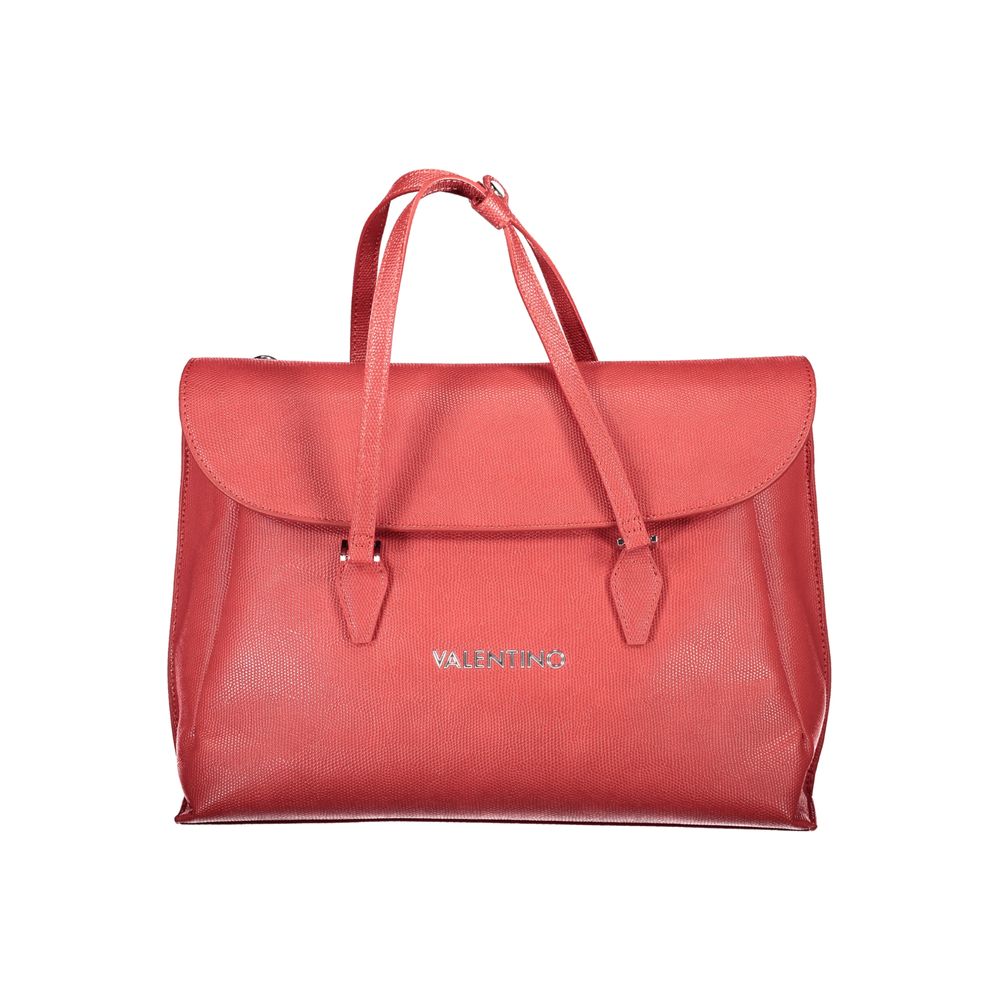 Mario Valentino Red Polyurethane Women Handbag | Regal Royce