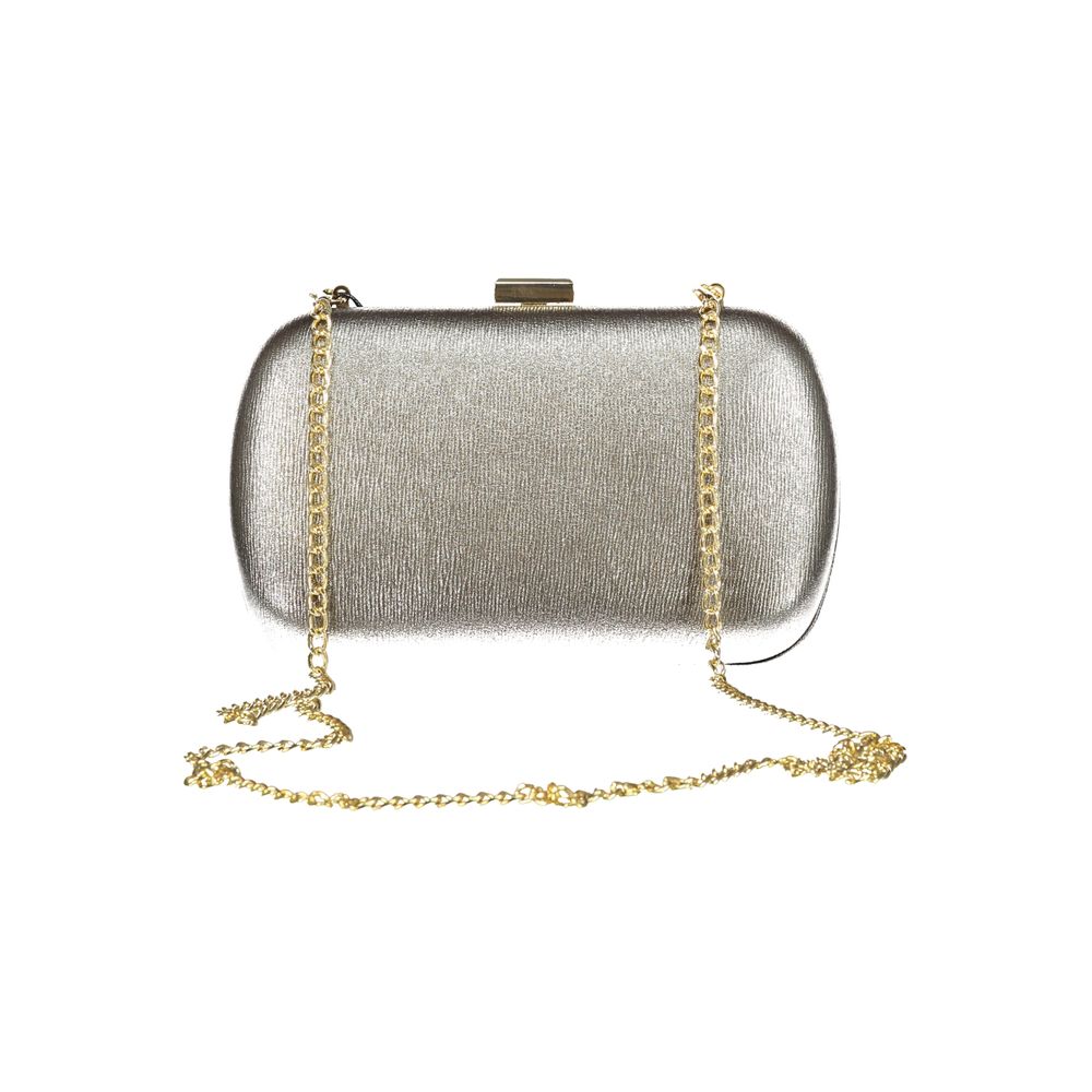 Mario Valentino Silver Polyurethane Women's Bag | Regal Royce