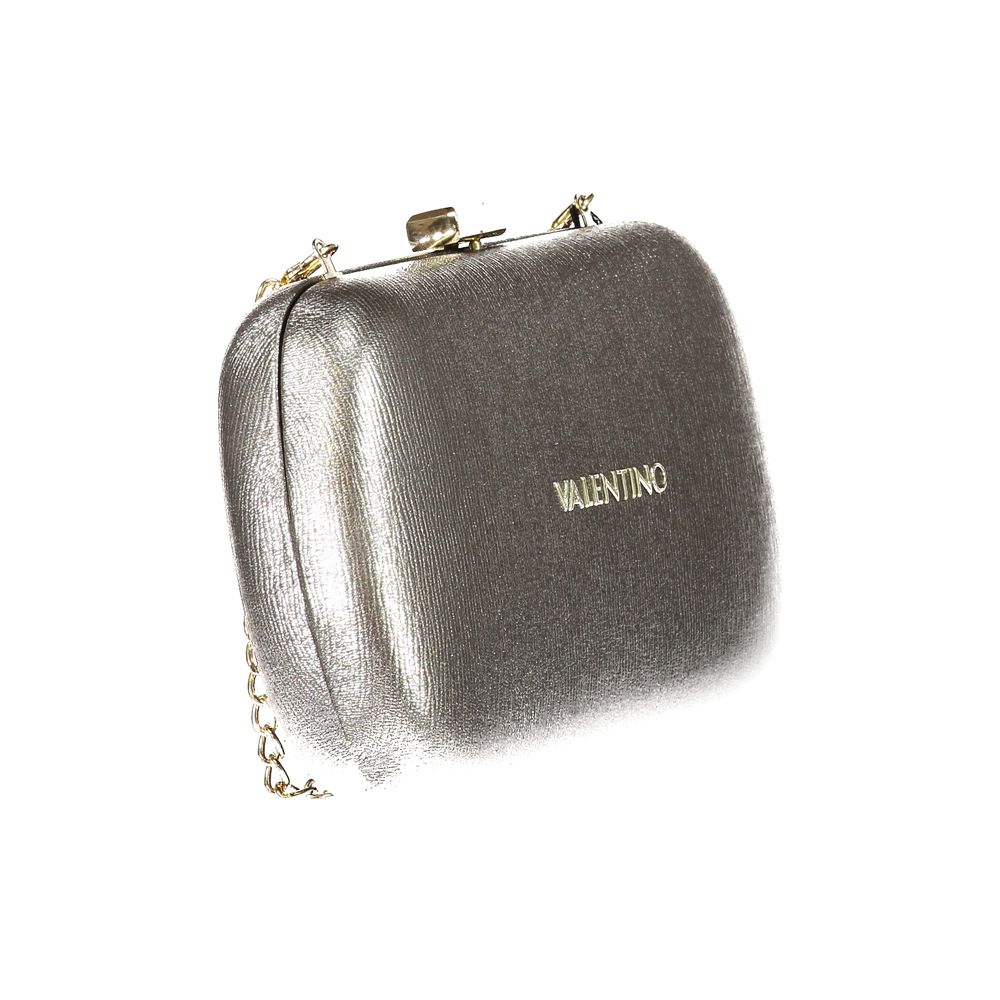 Mario Valentino Silver Polyurethane Women's Bag | Regal Royce