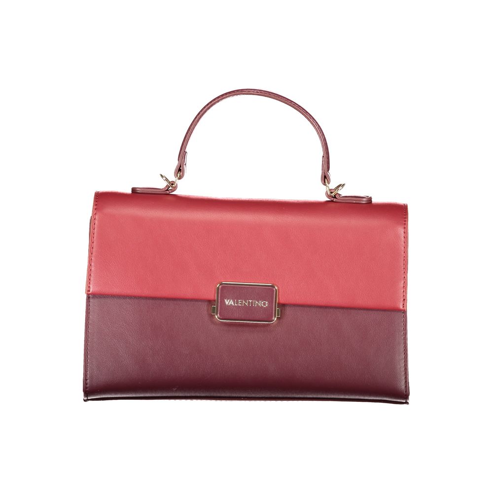 Mario Valentino Rosso Polyurethane Women Handbag | Regal Royce