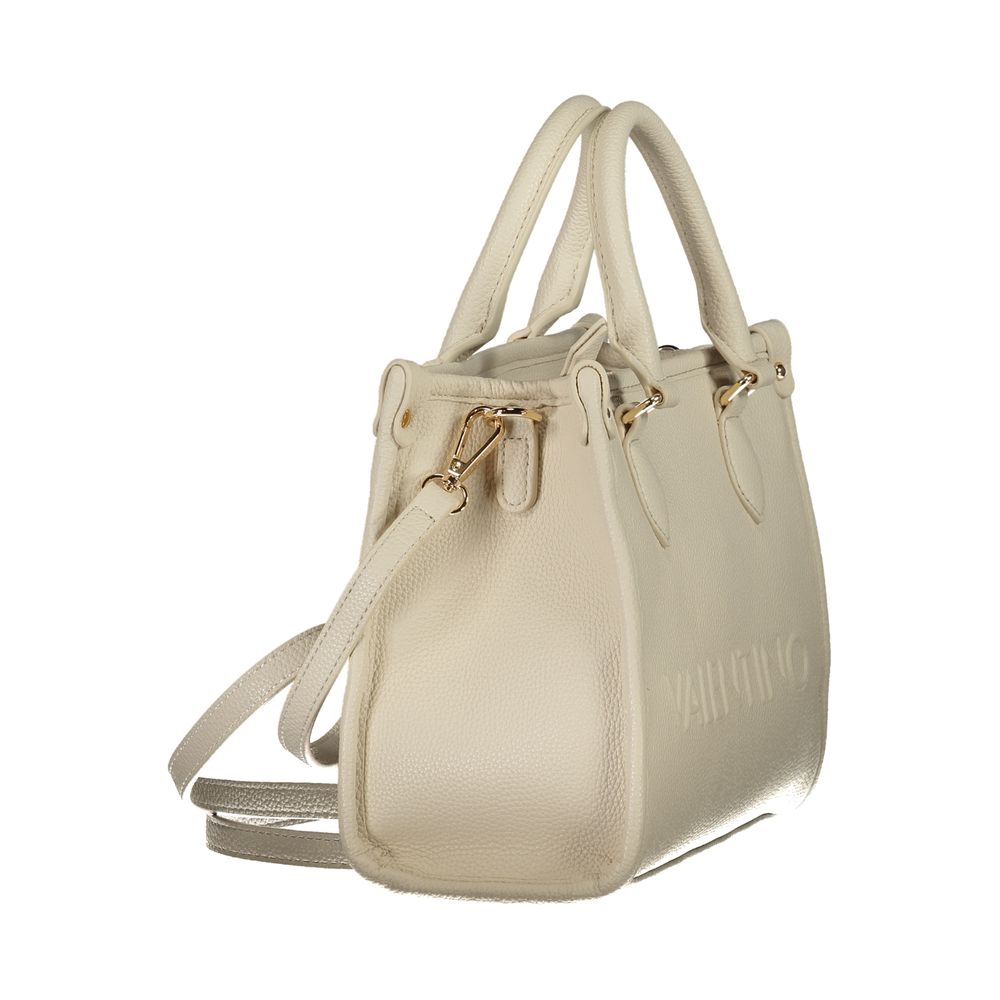 Mario Valentino Beige Polyurethane Women Handbag | Regal Royce