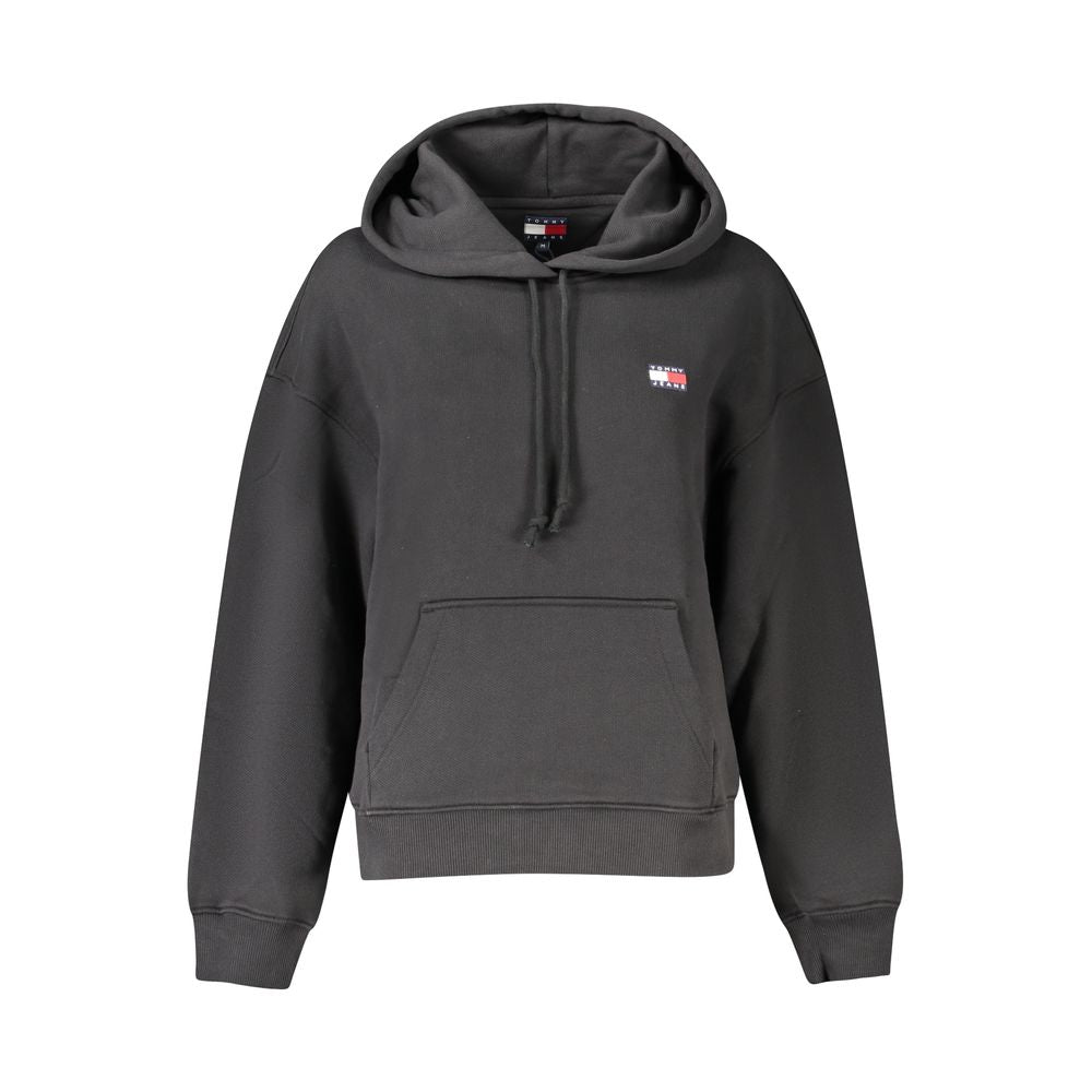 Tommy Hilfiger Black Cotton Women Sweatshirt | Regal Royce