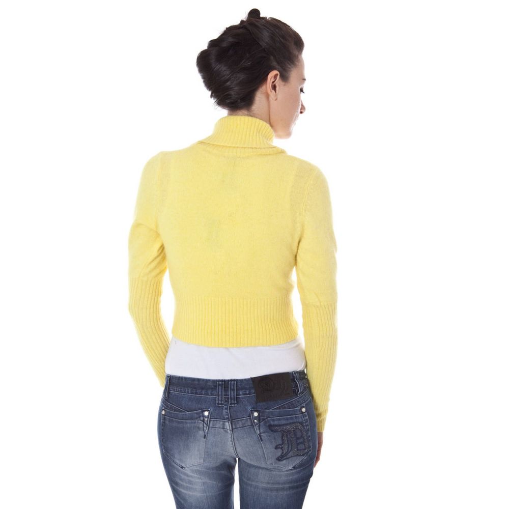 Datch Yellow Angora Women Shrug | Regal Royce