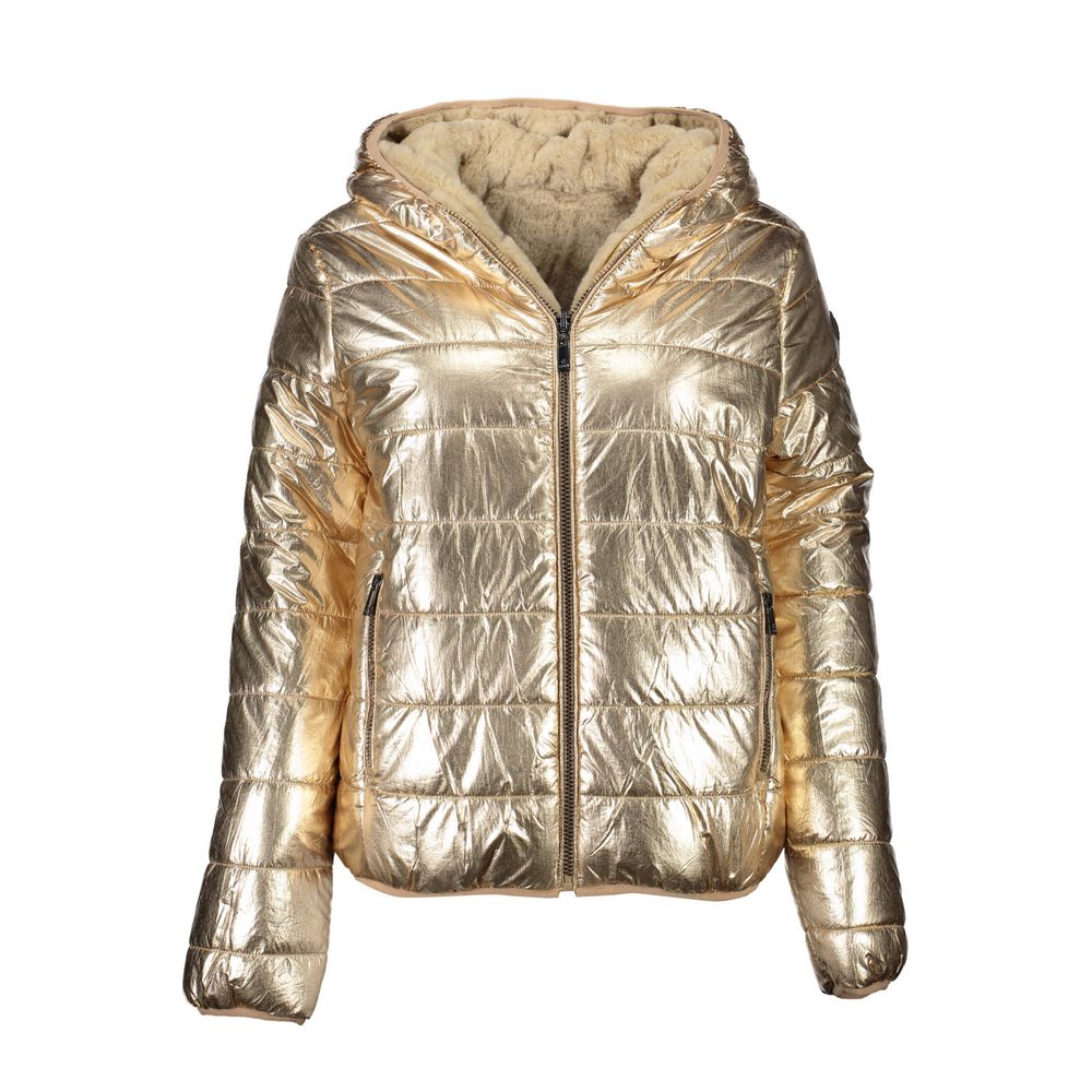 U.S. POLO ASSN. Gold Nylon Women's Jacket | Regal Royce