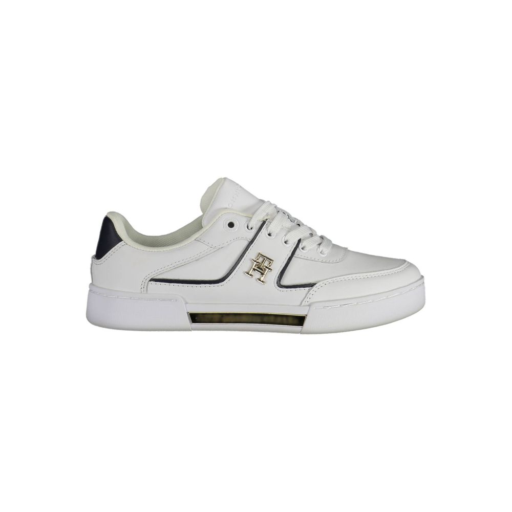 Tommy Hilfiger White Leather Women Sneaker | Regal Royce