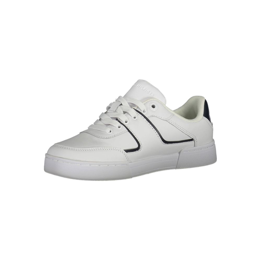 Tommy Hilfiger White Leather Women Sneaker | Regal Royce