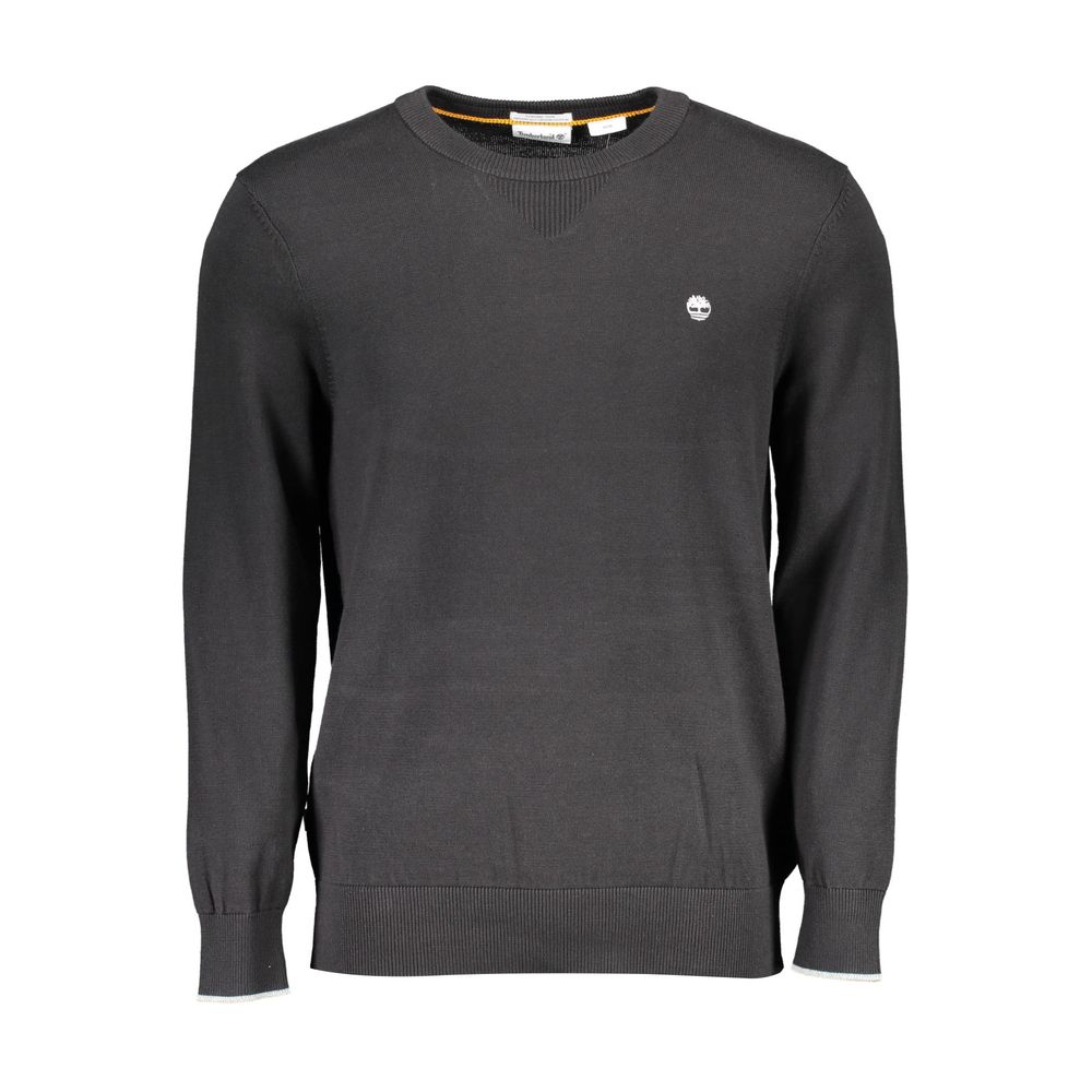 Timberland Black Organic Cotton Men Sweater | Regal Royce