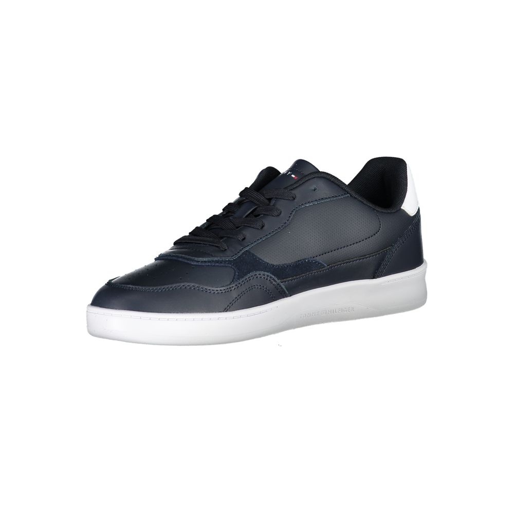 Tommy Hilfiger Blue Polyurethane Men Sneaker | Regal Royce