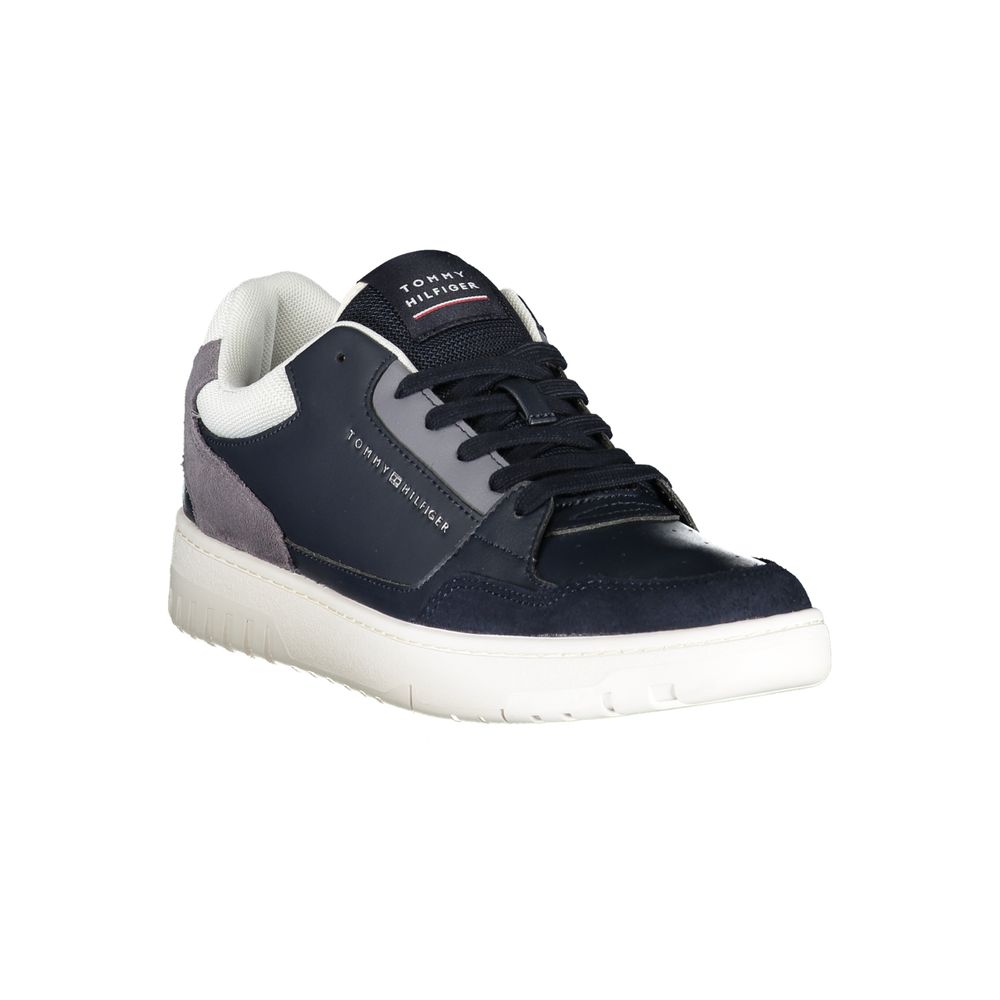 Tommy Hilfiger Blue Polyurethane Men Sneaker | Regal Royce