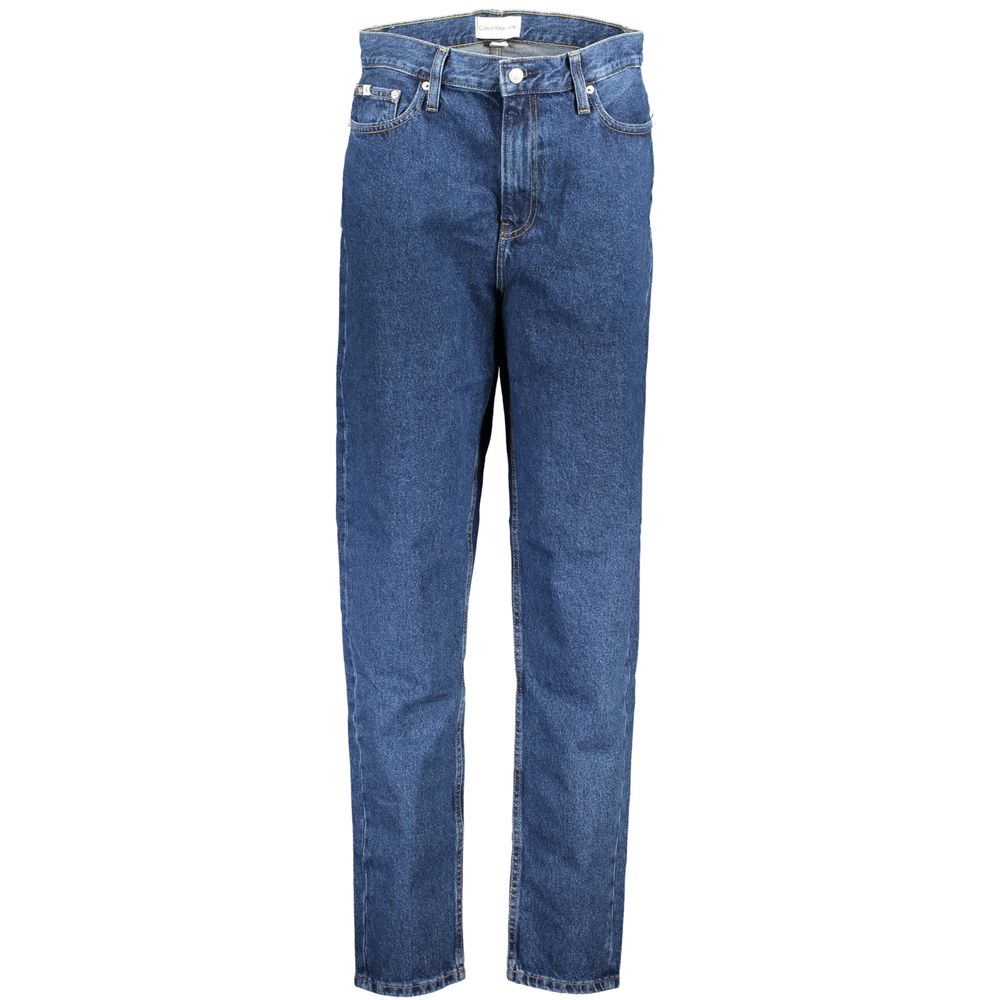 Calvin Klein Blu Cotton Women Jeans | Regal Royce