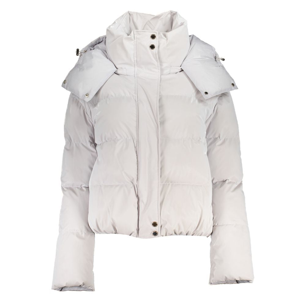 Patrizia Pepe Bianco Poliuretano Women's Jacket | Regal Royce