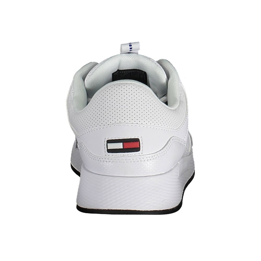 Tommy Hilfiger White Polyurethane Men Sneaker | Regal Royce