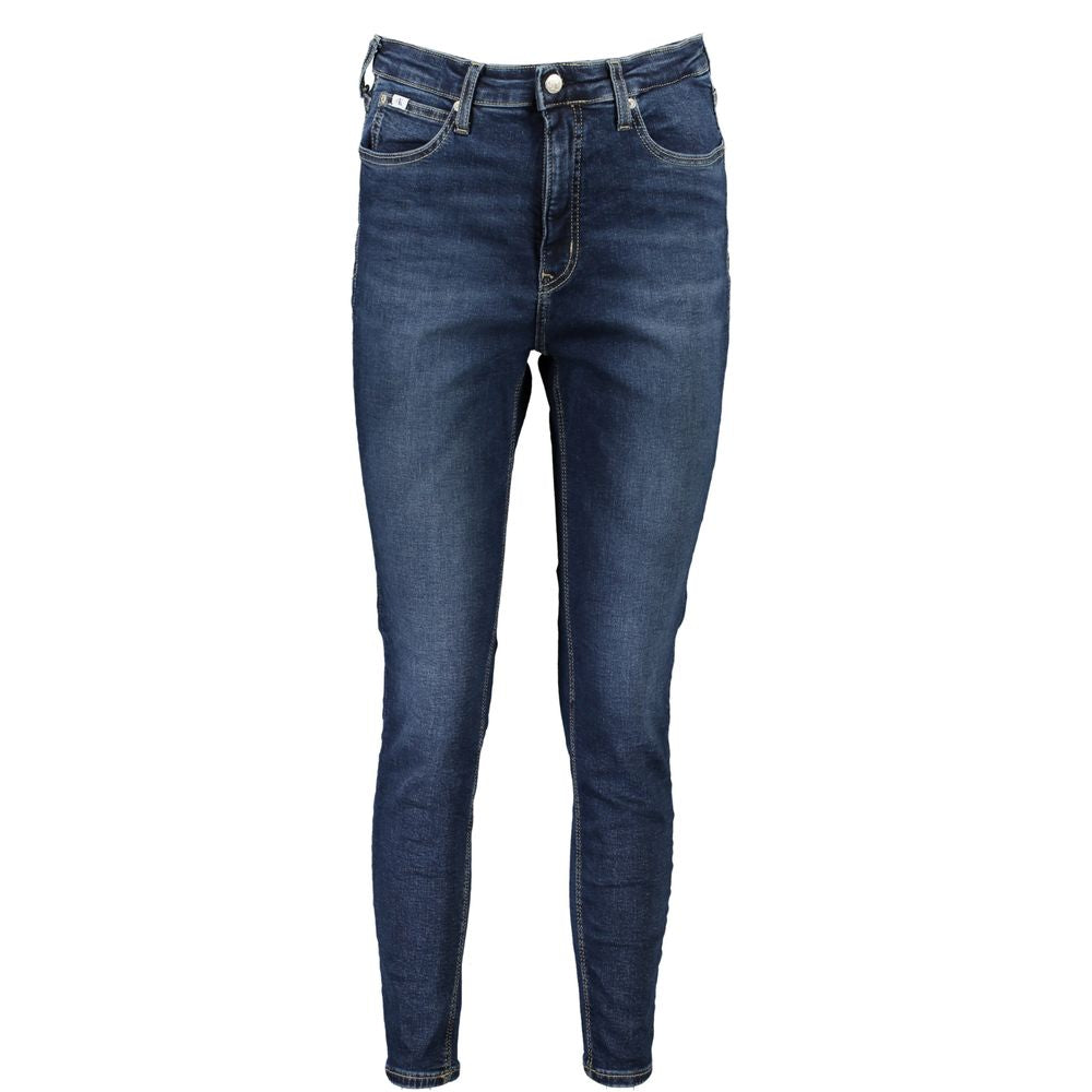 Calvin Klein Blu Cotton Womens Jeans | Regal Royce
