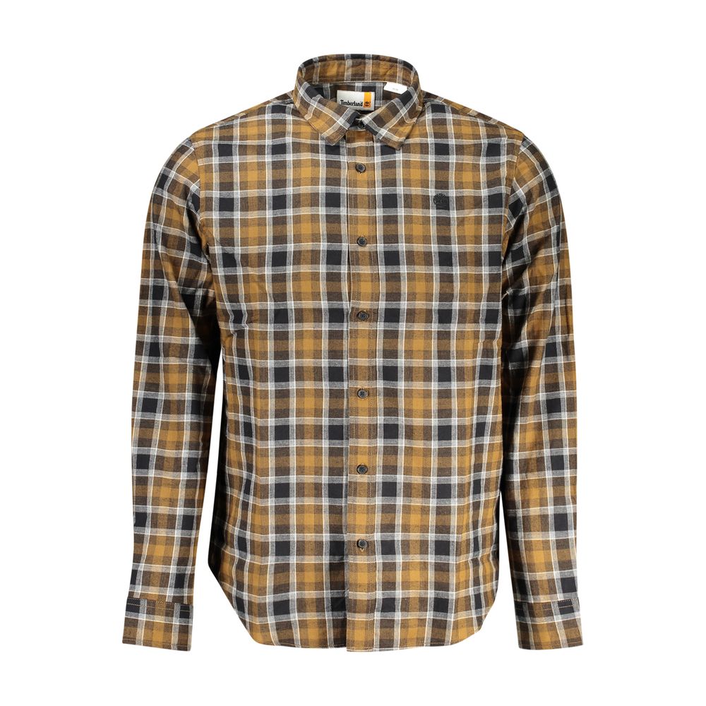 Timberland Marrone Cotton Mens Shirt | Regal Royce