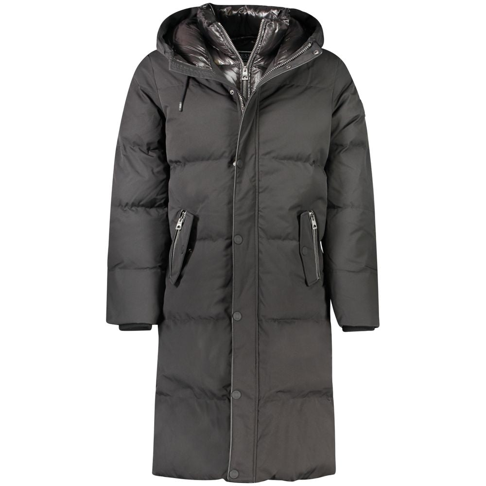 Guess Jeans Nero Polyester Men's Jacket | Regal Royce