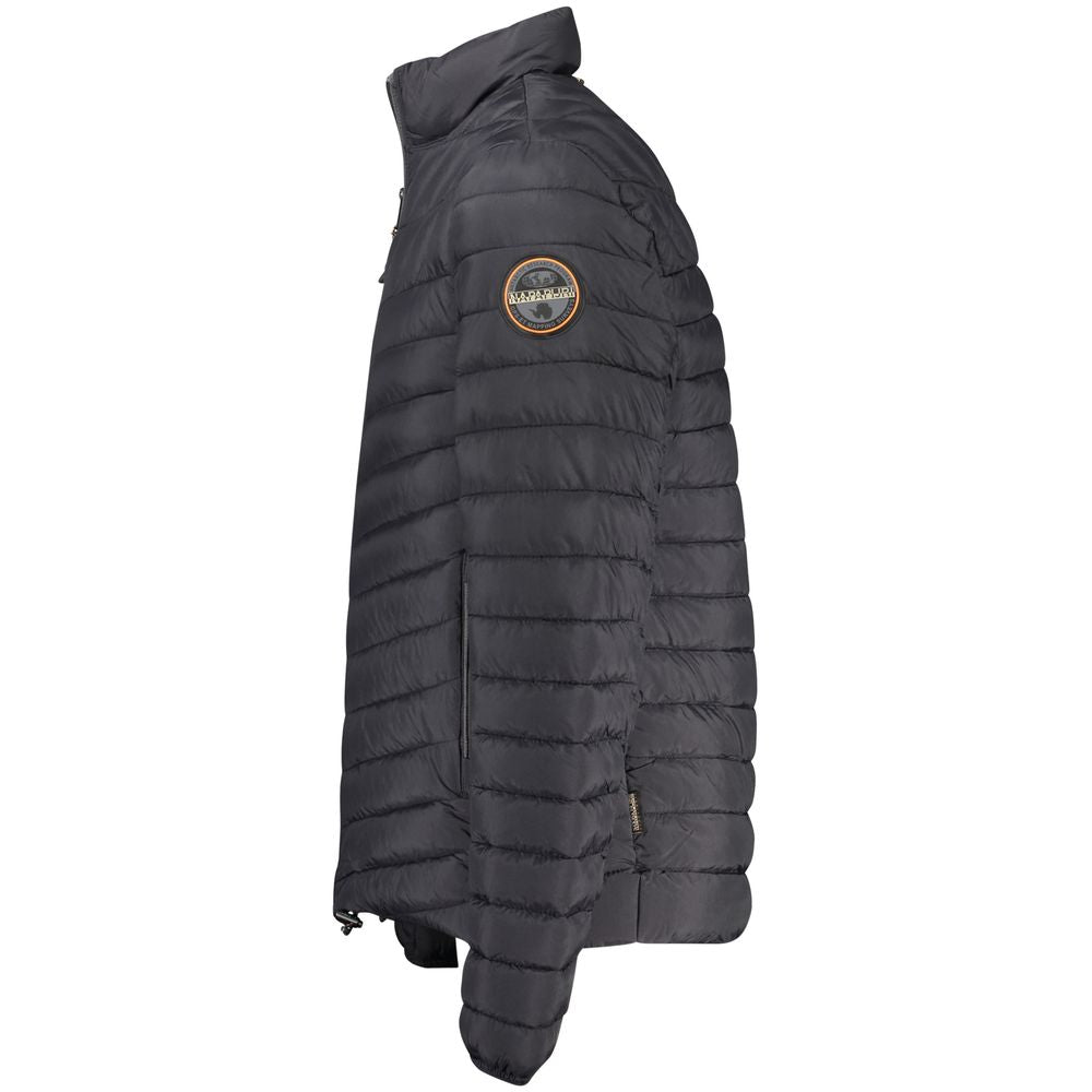 Napapijri Black Polyamide Men's Jacket | Regal Royce