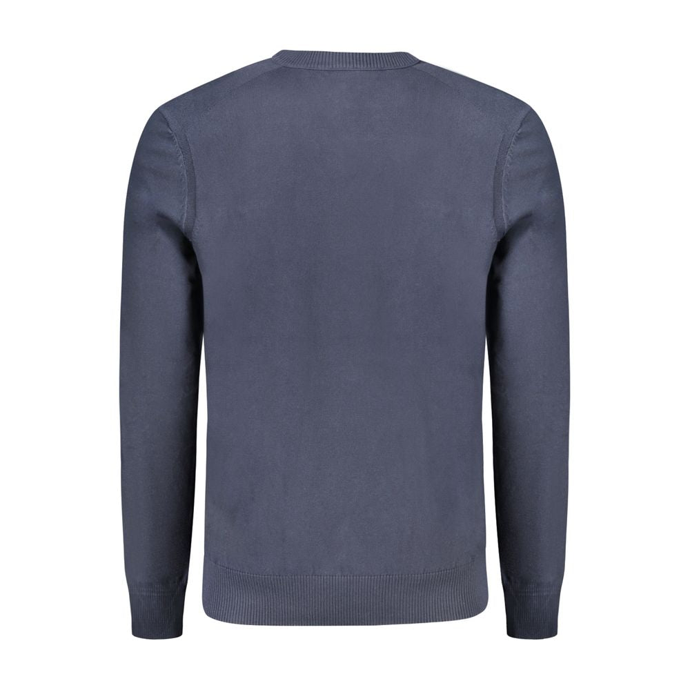 Hugo Boss Blue Cotton Men's Long-Sleeved T-Shirt | Regal Royce