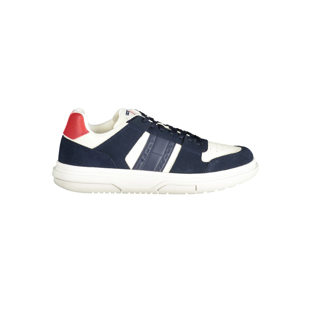 Tommy Hilfiger Blue Leather Men Sneaker | Regal Royce