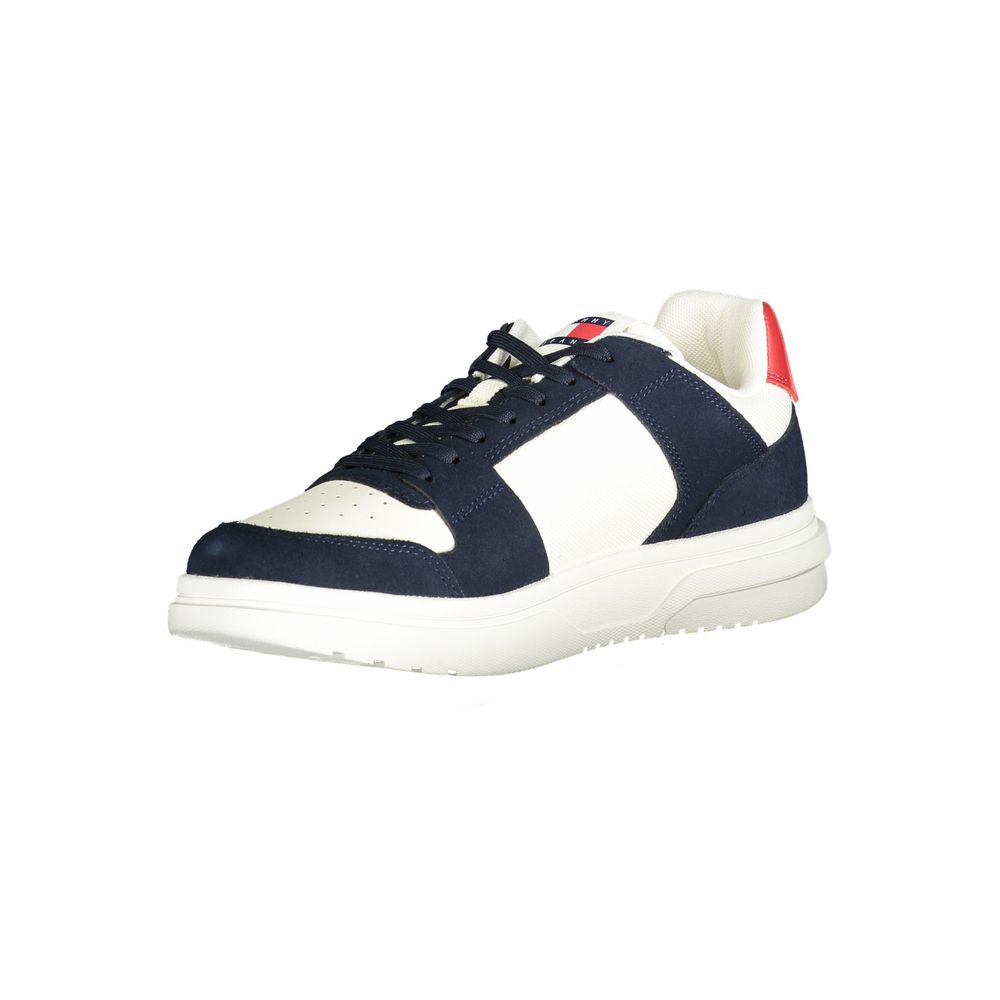 Tommy Hilfiger Blue Leather Men Sneaker | Regal Royce
