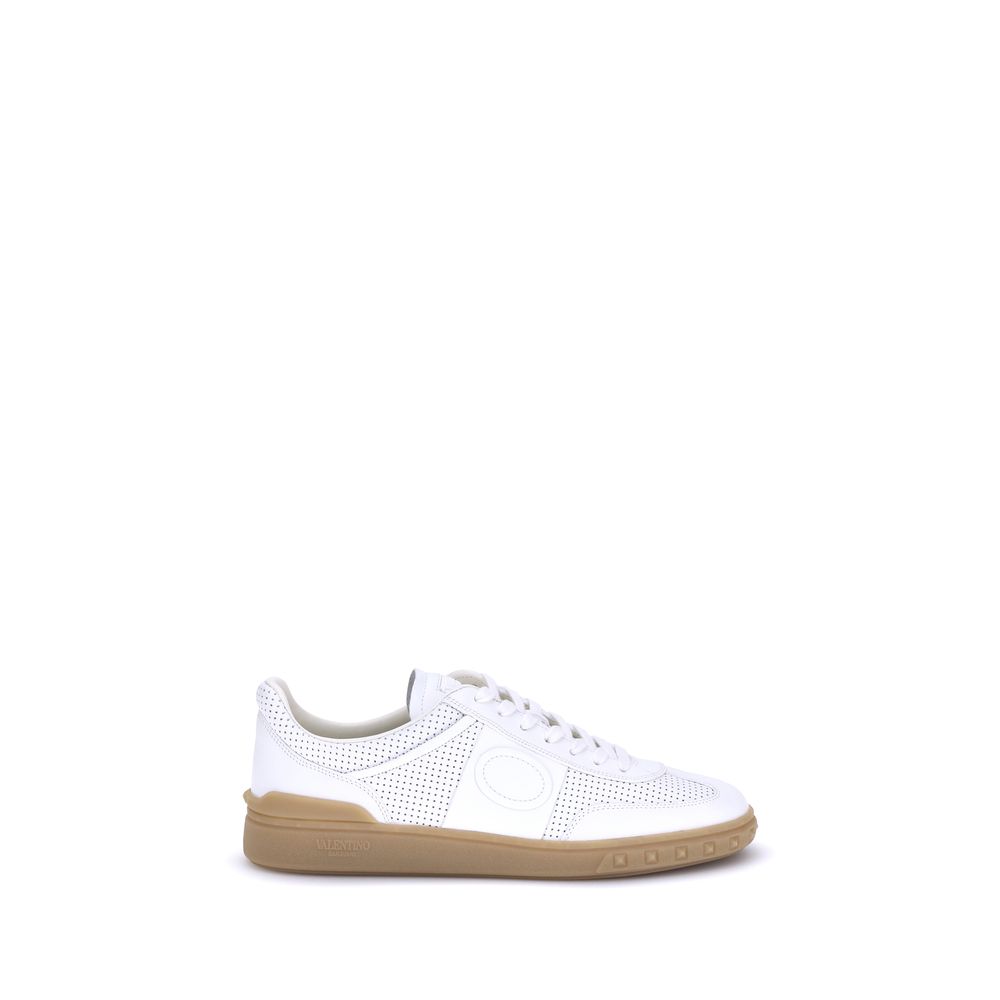 Valentino Garavani White Rubber Low Top Sneakers | Regal Royce