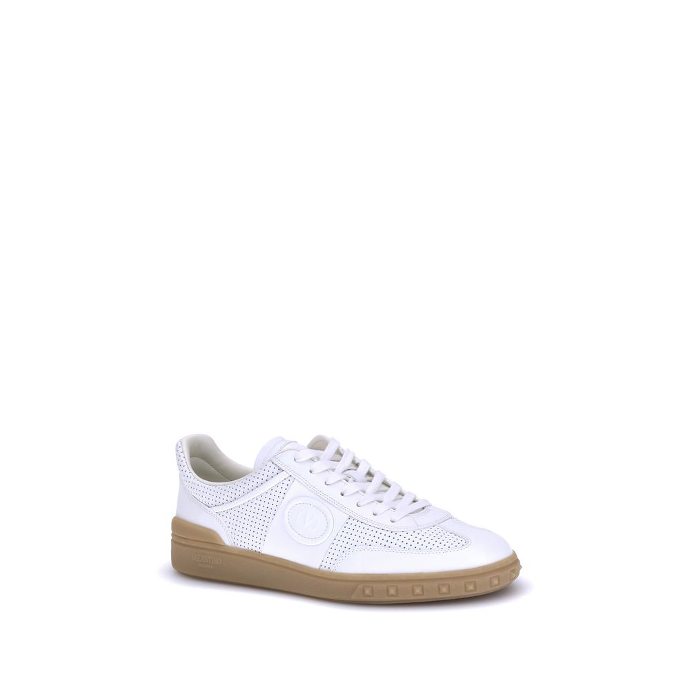 Valentino Garavani White Rubber Low Top Sneakers | Regal Royce