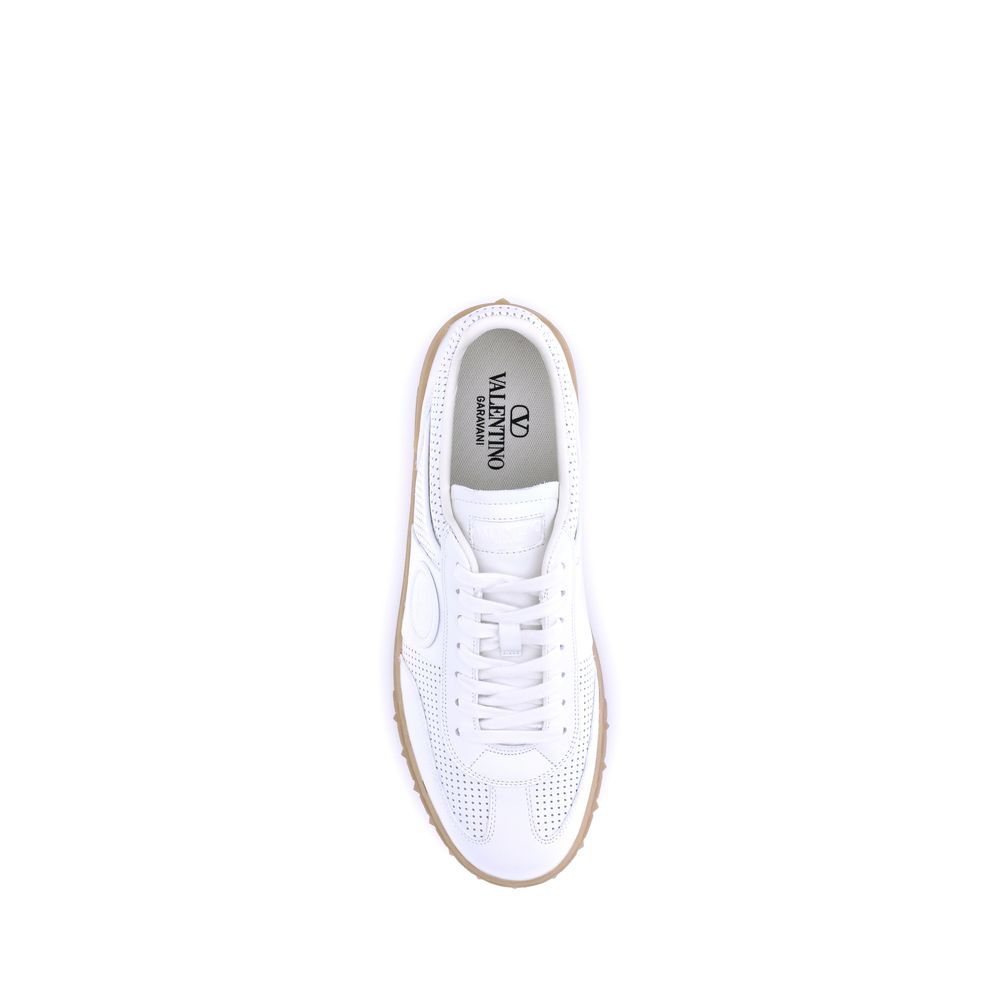 Valentino Garavani White Rubber Low Top Sneakers | Regal Royce