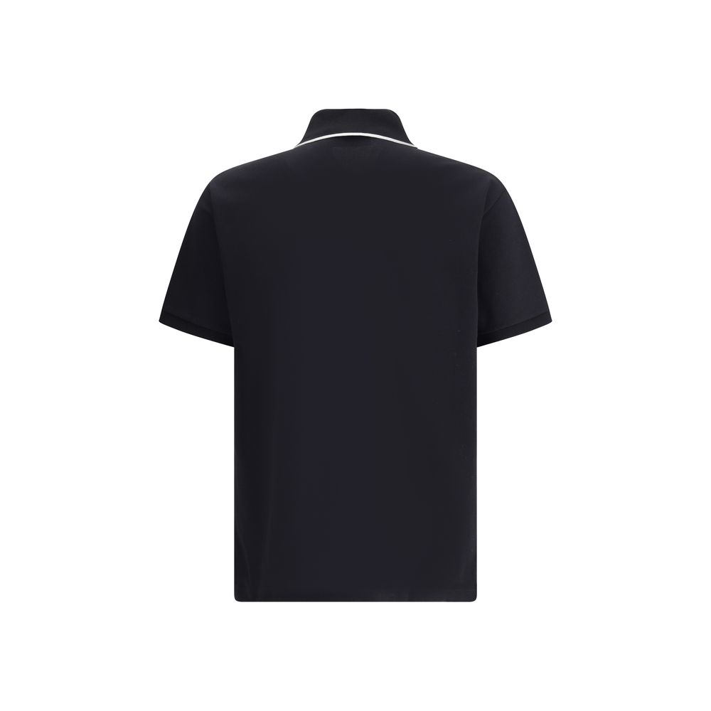 Gucci Black Cotton Polo Shirt | Regal Royce