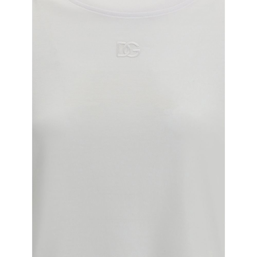 Dolce & Gabbana White Cotton T-Shirt | Regal Royce