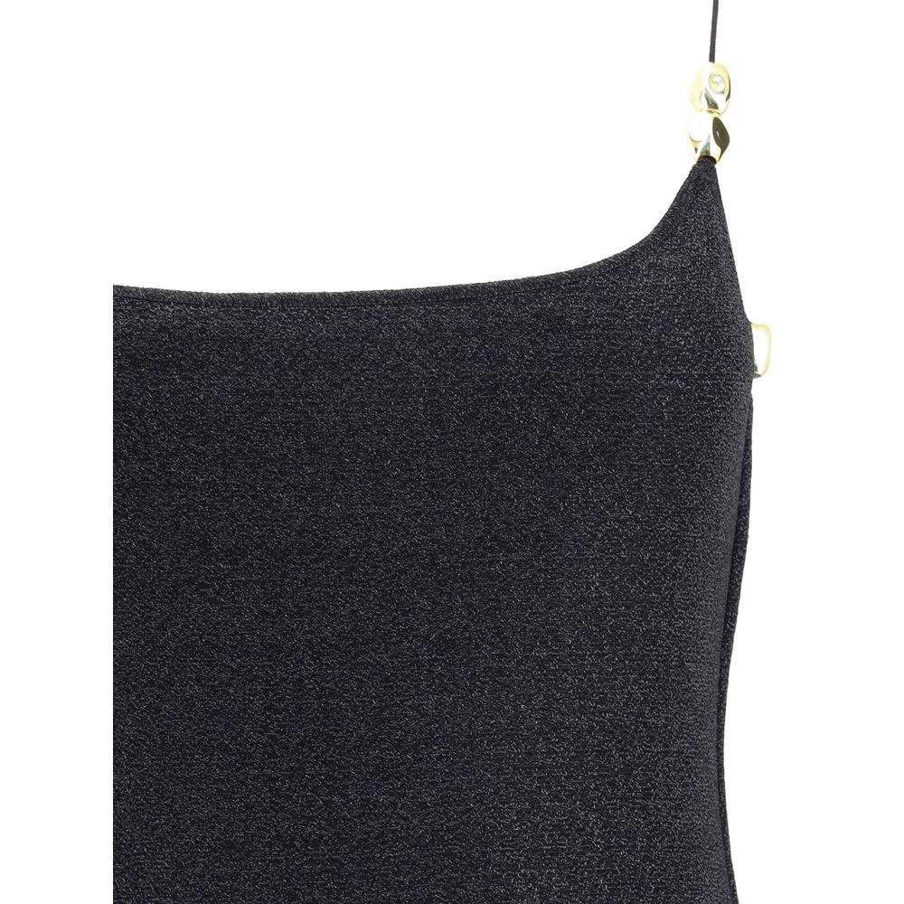 Oséree Black Polyamide One-Piece Swimsuit | Regal Royce