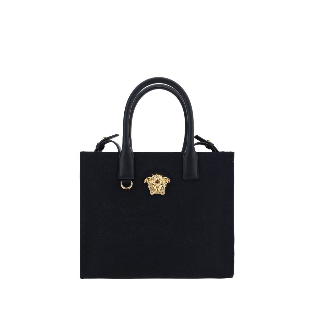 Versace Black Cotton Shoulder Bag | Regal Royce