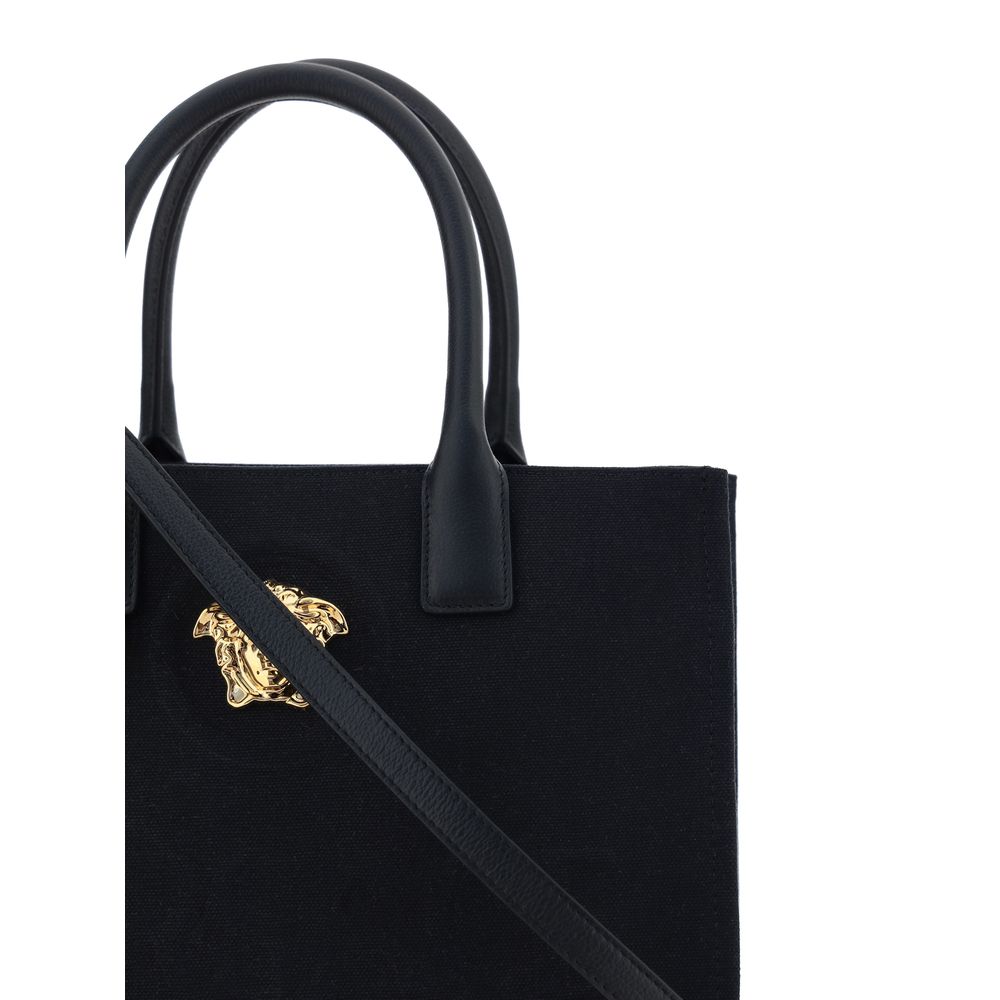 Versace Black Cotton Shoulder Bag | Regal Royce