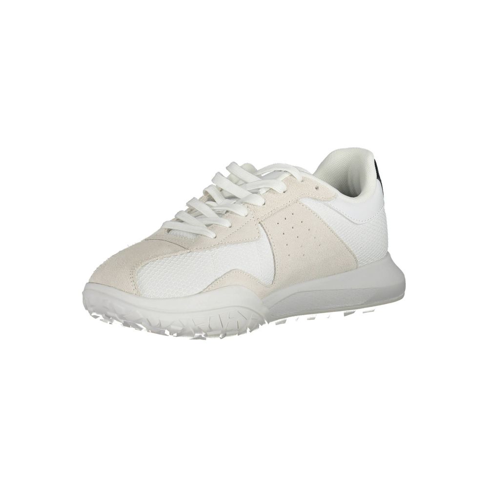 Tommy Hilfiger White Polyester Men Sneaker | Regal Royce