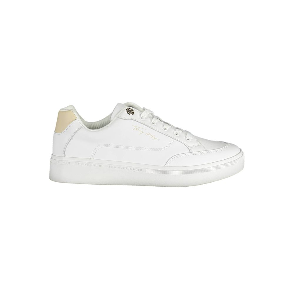 Tommy Hilfiger White Leather Women Sneaker | Regal Royce