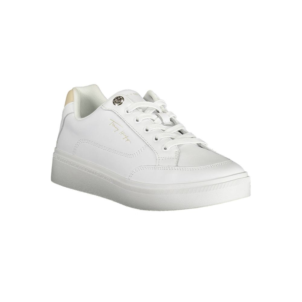 Tommy Hilfiger White Leather Women Sneaker | Regal Royce