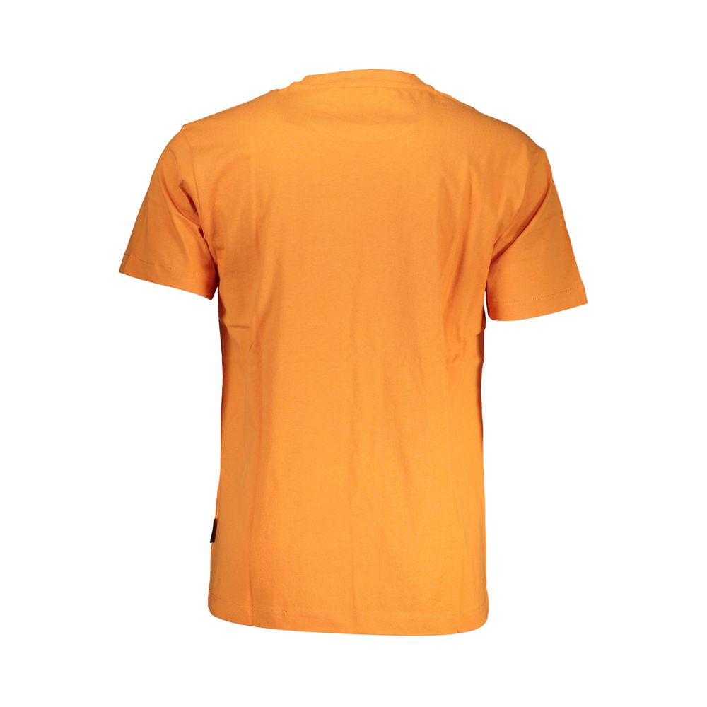 Napapijri Arancione Cotton Men T-Shirt | Regal Royce
