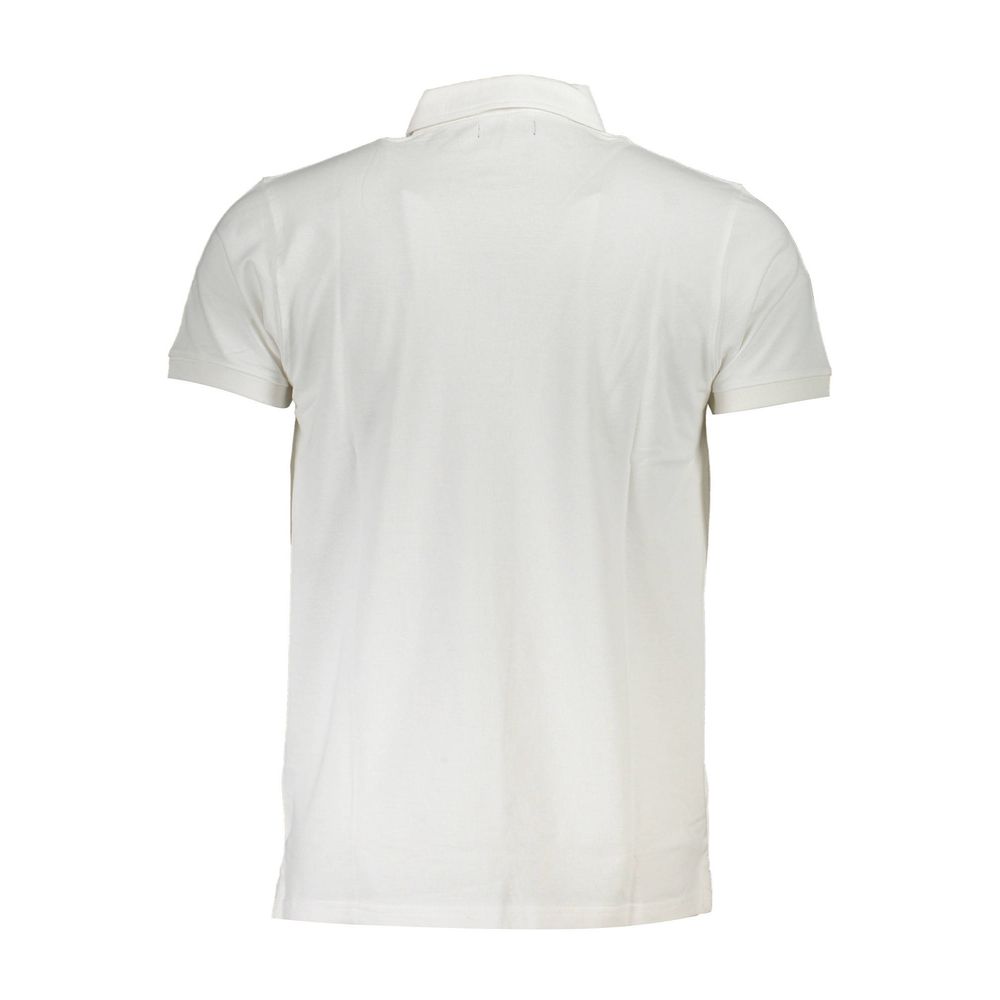 Cavalli Class White Cotton Men's Polo Shirt | Regal Royce