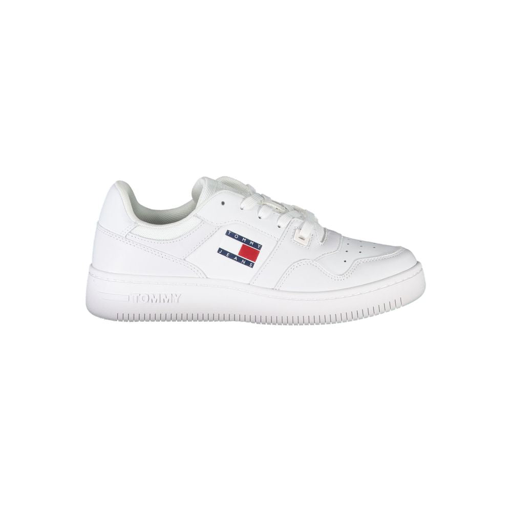 Tommy Hilfiger White Leather Women Sneaker | Regal Royce