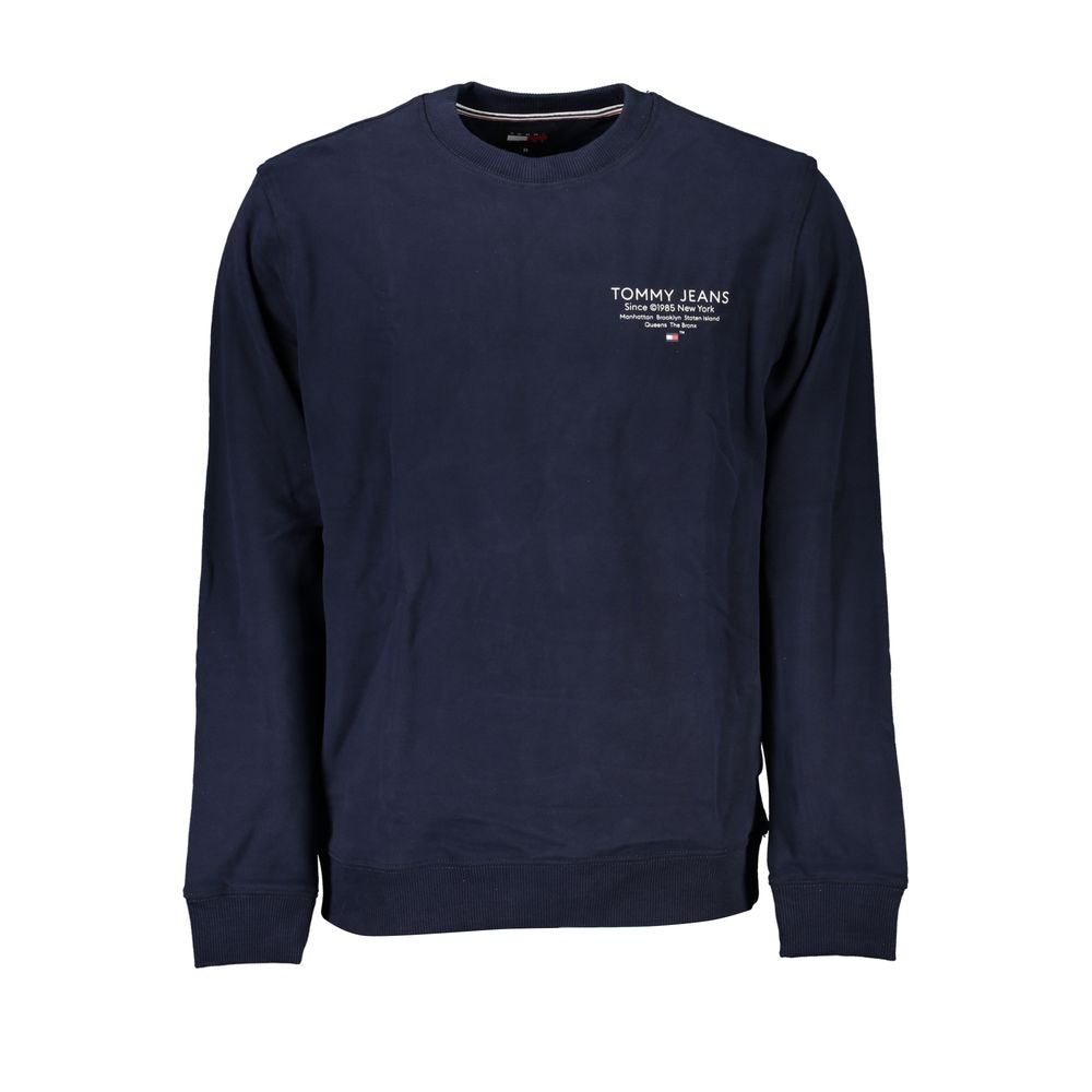 Tommy Hilfiger Blue Cotton Men Sweatshirt | Regal Royce