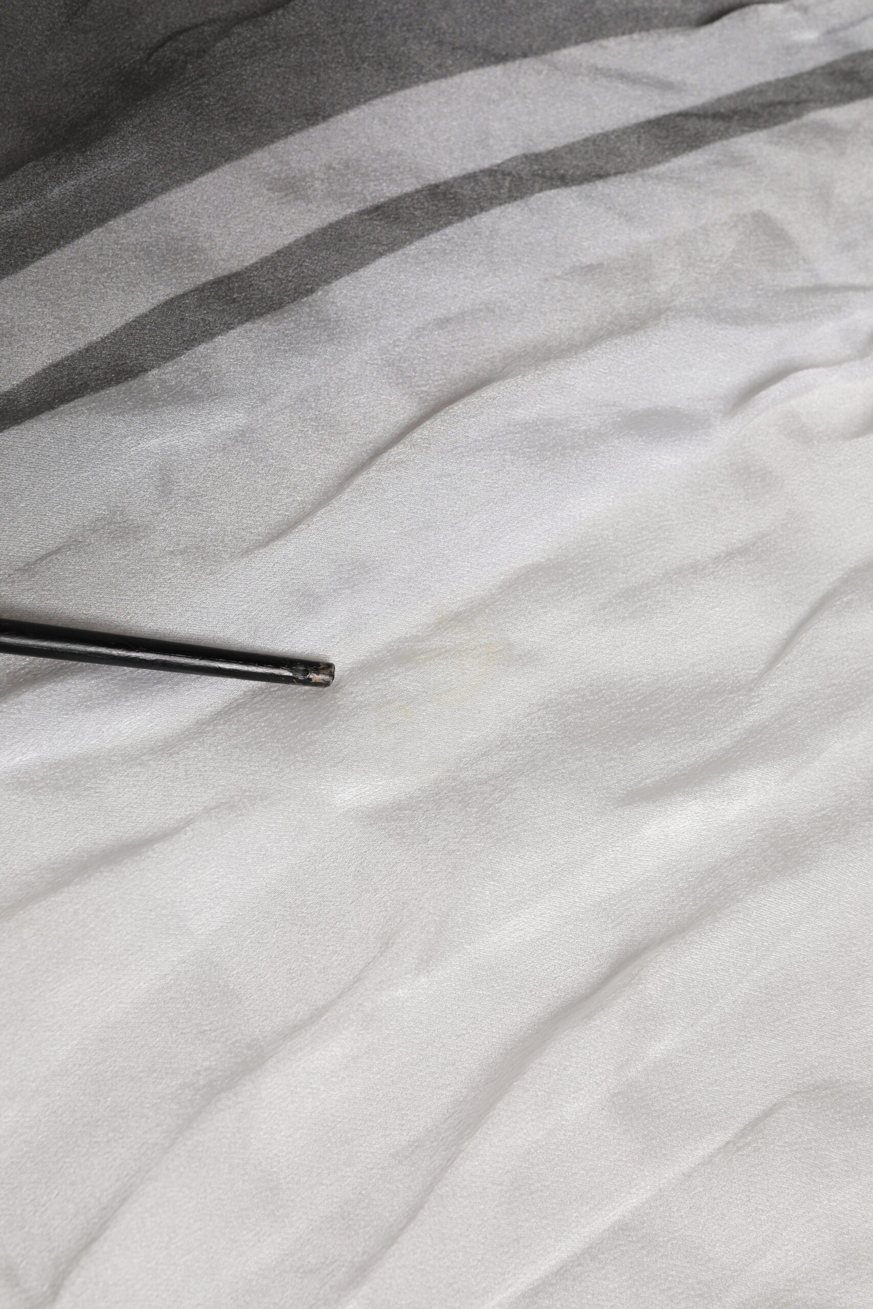 Dolce & Gabbana White Black Silk Warmer Wrap Foulard Scarf | Regal Royce