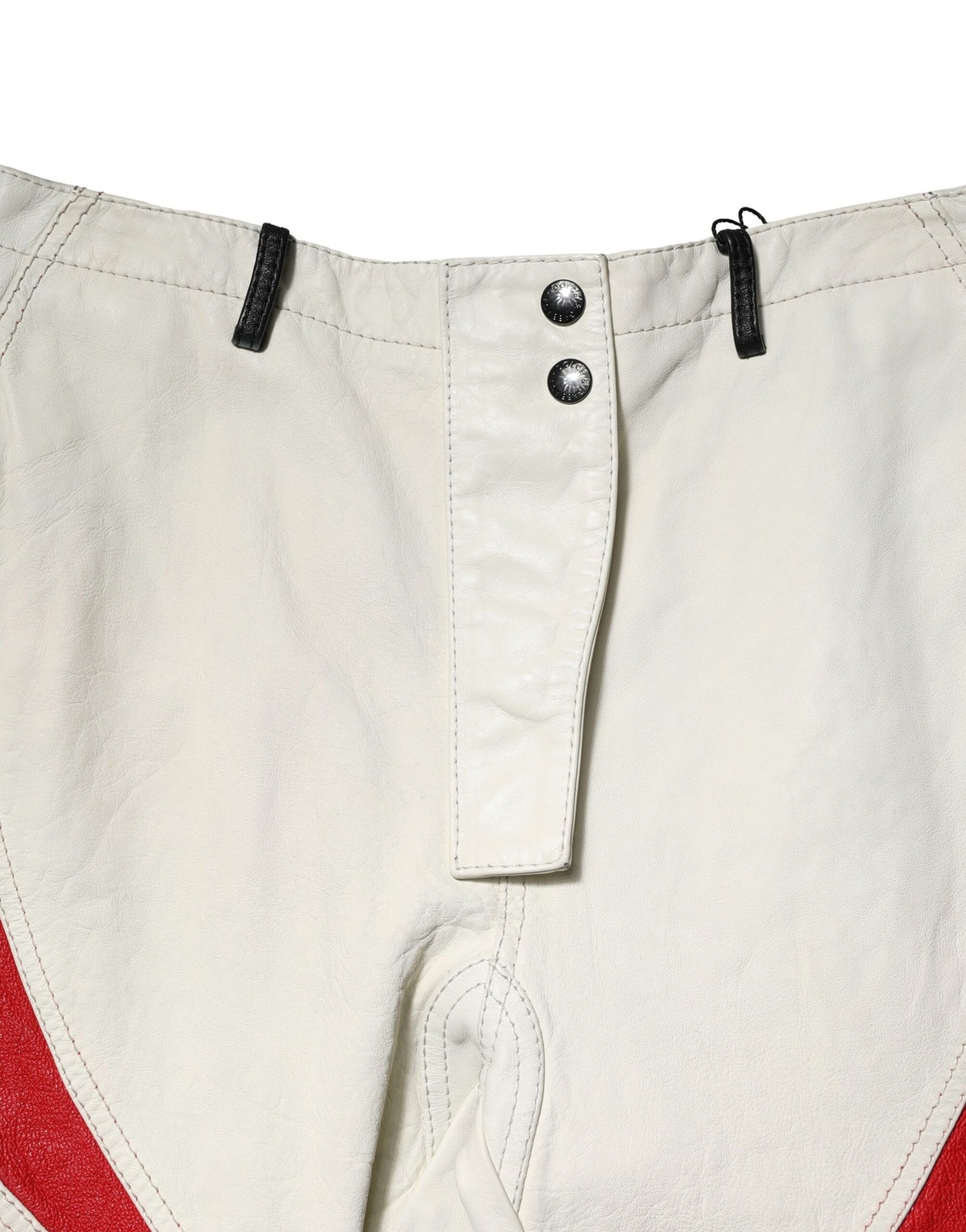 Dolce & Gabbana Multicolor Lambskin Tapered Men Pants | Regal Royce
