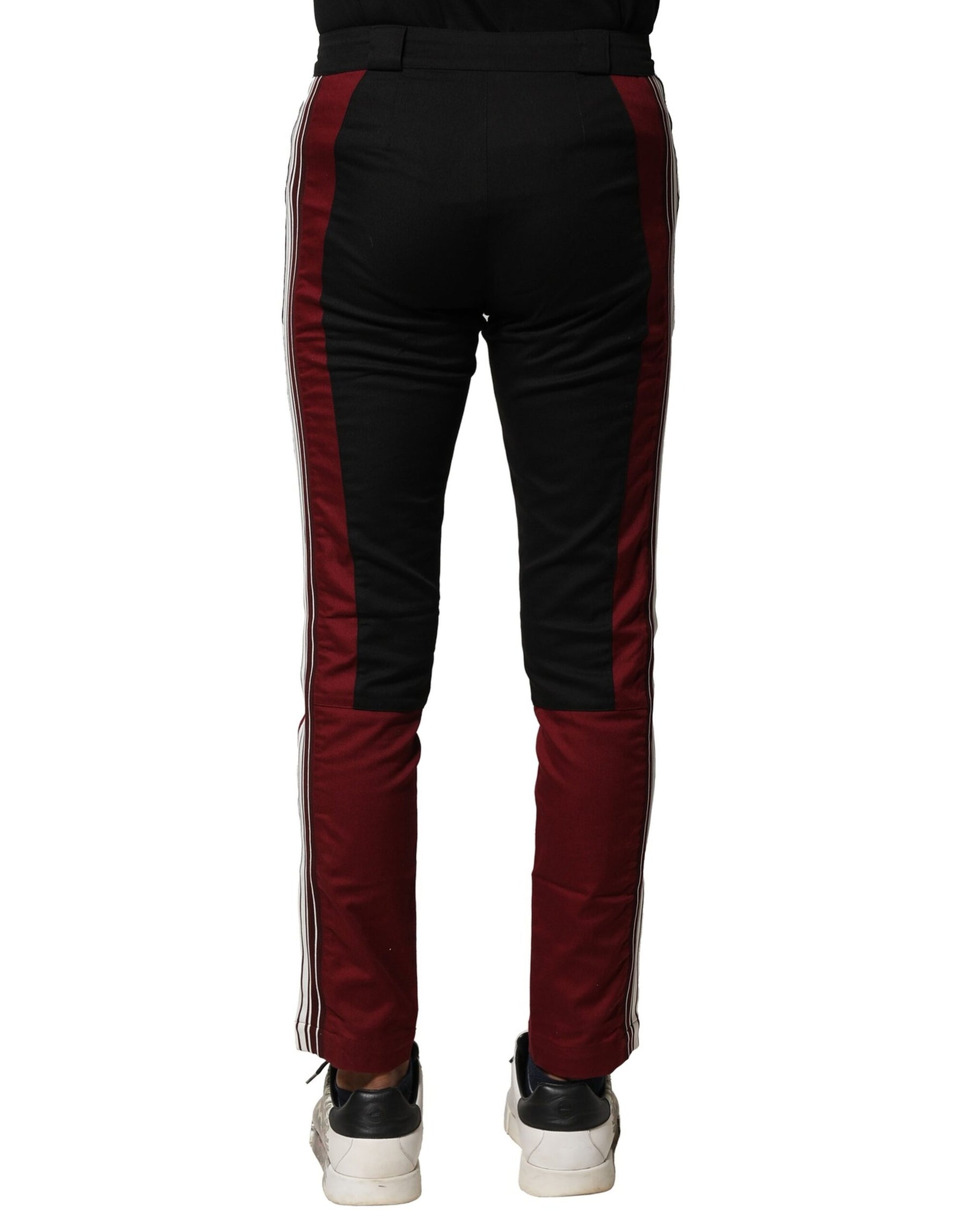 Dolce & Gabbana Multicolor Cotton Jogger Men Pants | Regal Royce