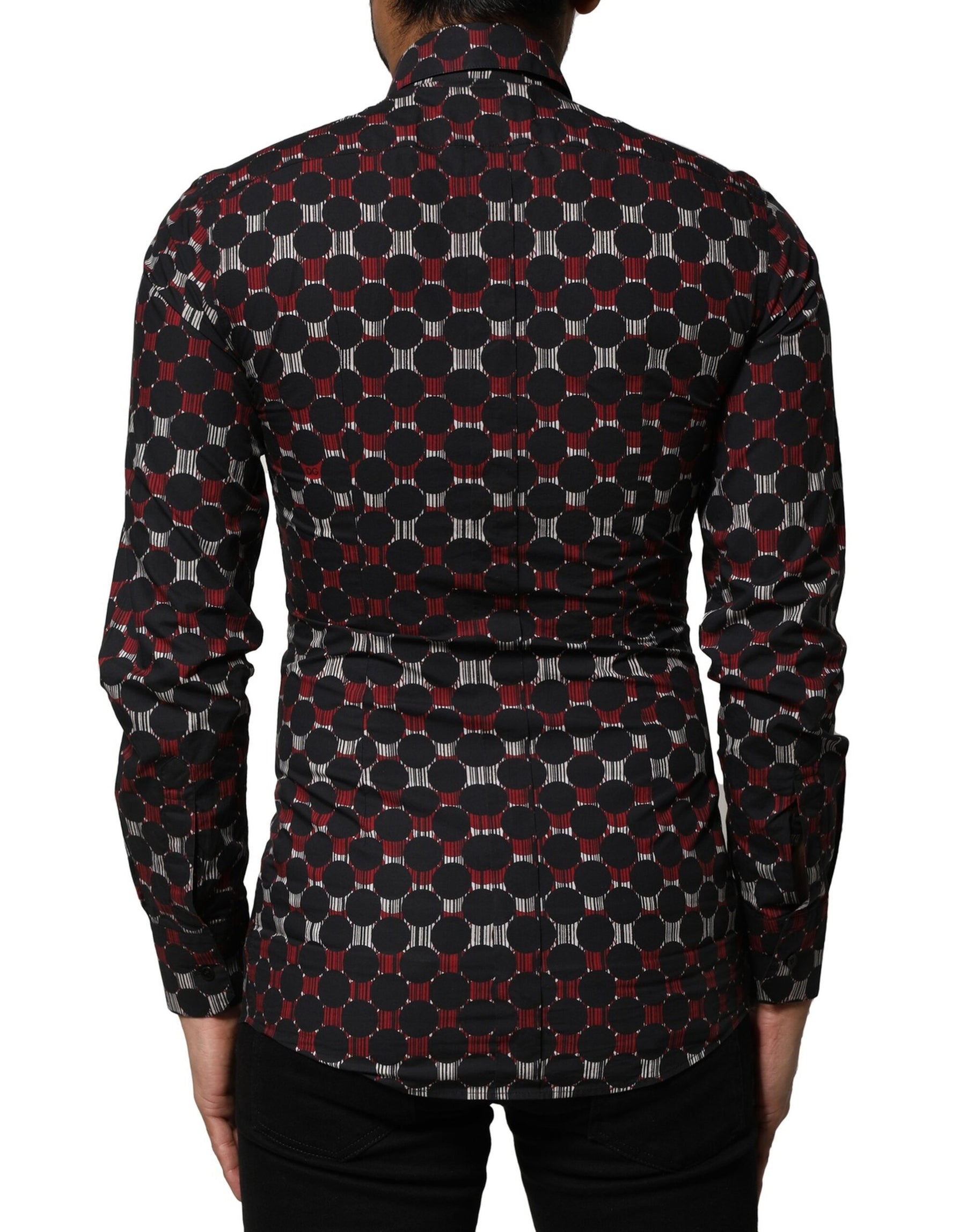 Dolce & Gabbana Multicolor Cotton GOLD Long Sleeves Shirt | Regal Royce