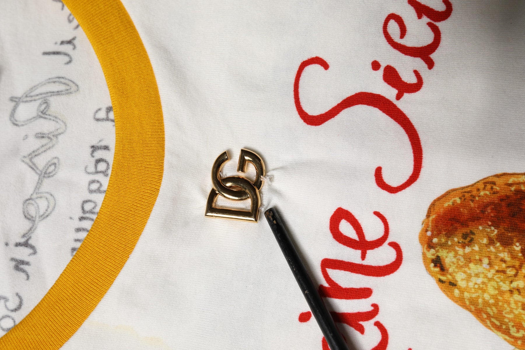 Dolce & Gabbana White Araneine Siciliane Sleeveless Tank Top | Regal Royce