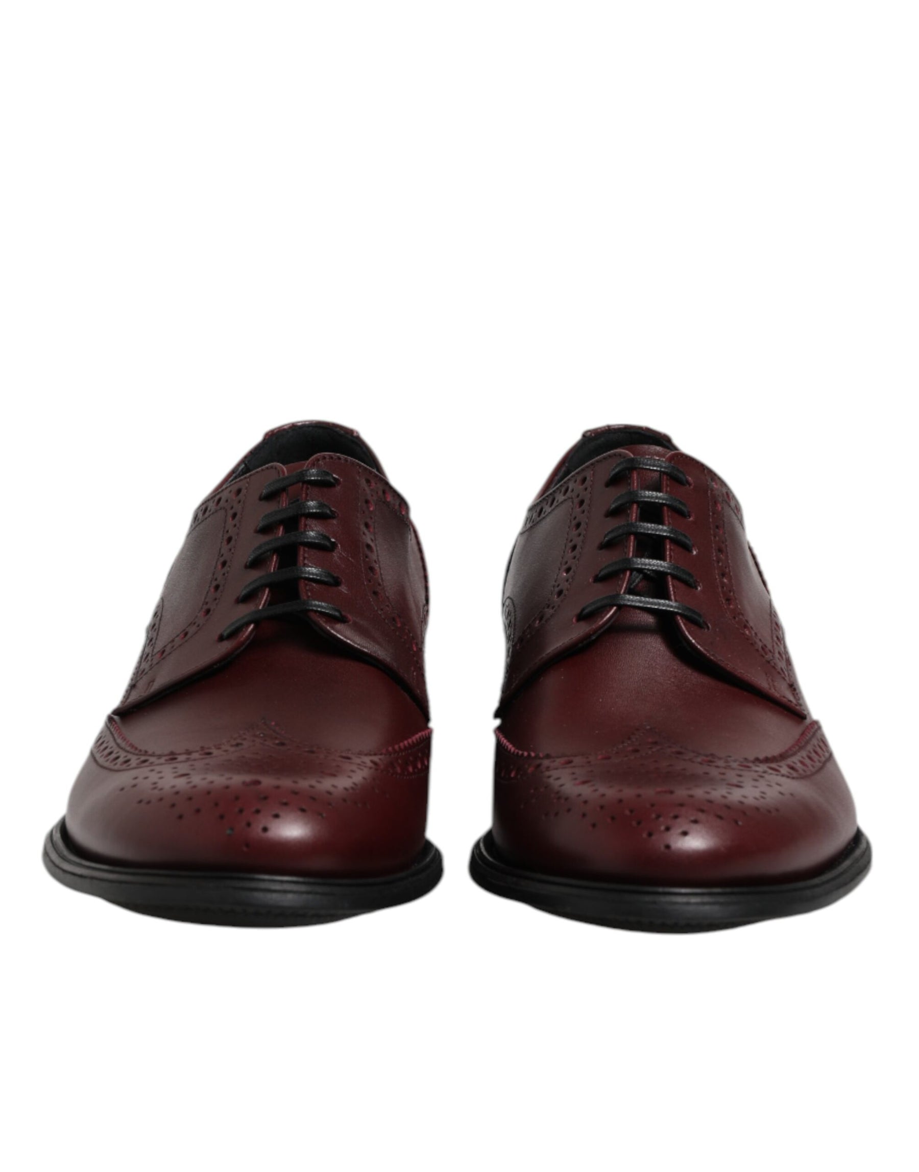 Dolce & Gabbana Brown Leather Lace Up Derby Dress Shoes | Regal Royce
