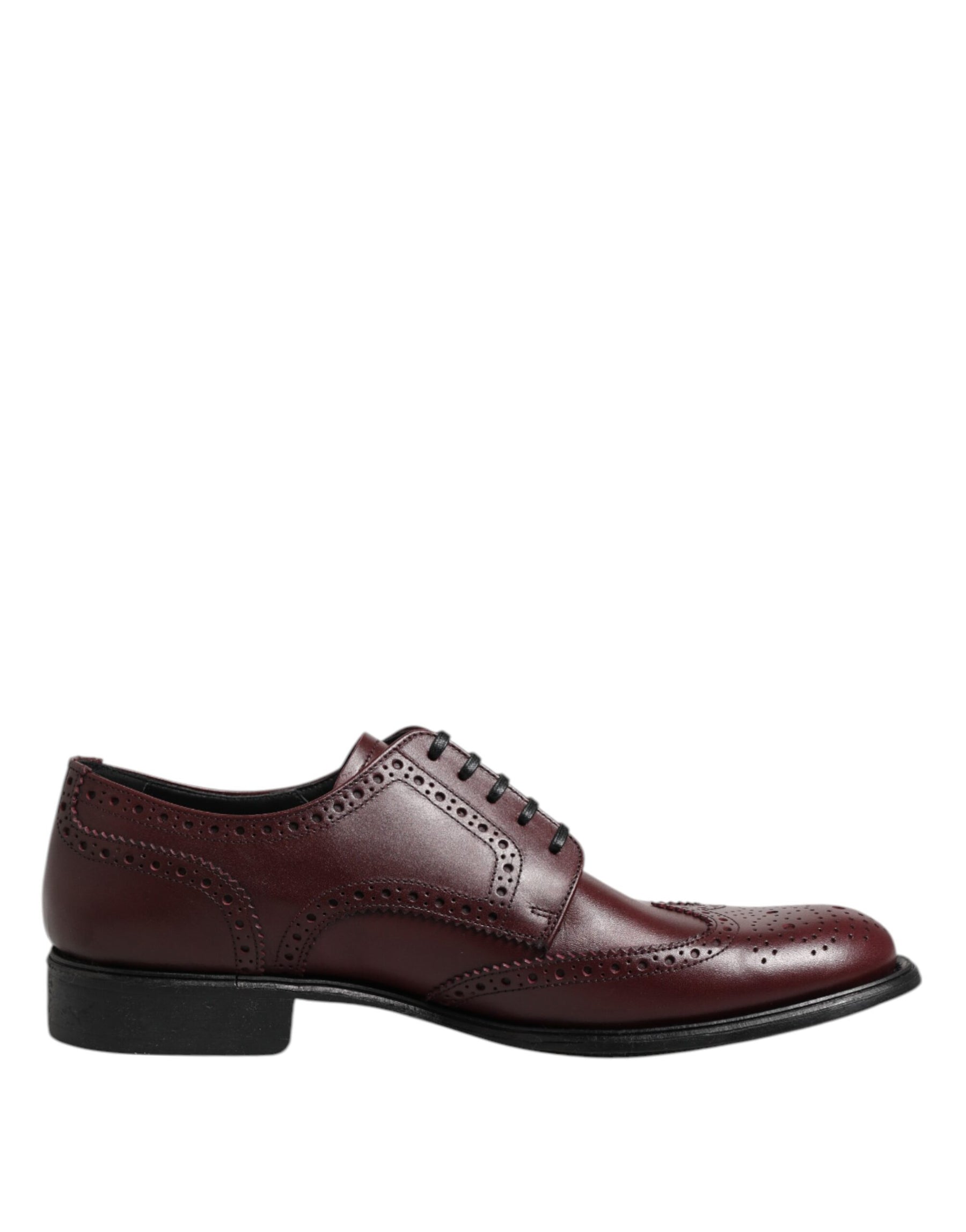 Dolce & Gabbana Brown Leather Lace Up Derby Dress Shoes | Regal Royce