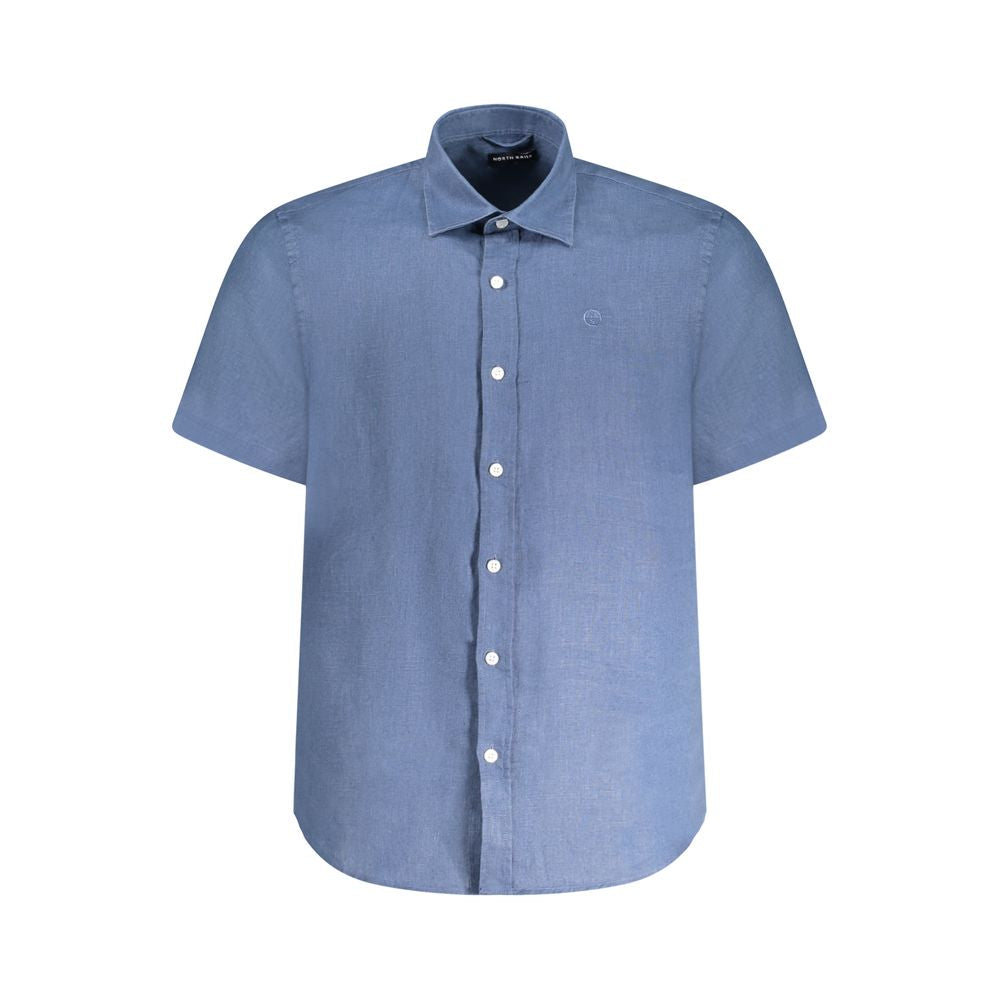 North Sails Blu Linen Men's Shirt | Regal Royce