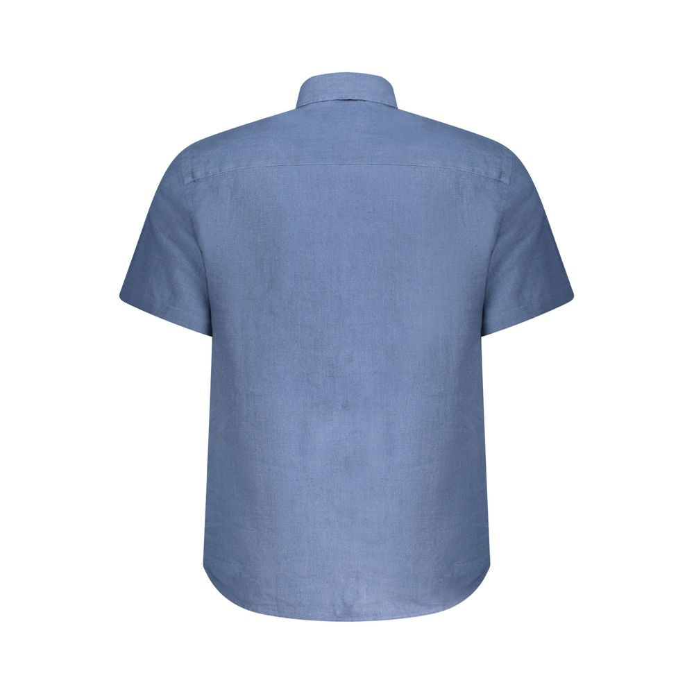 North Sails Blu Linen Men's Shirt | Regal Royce