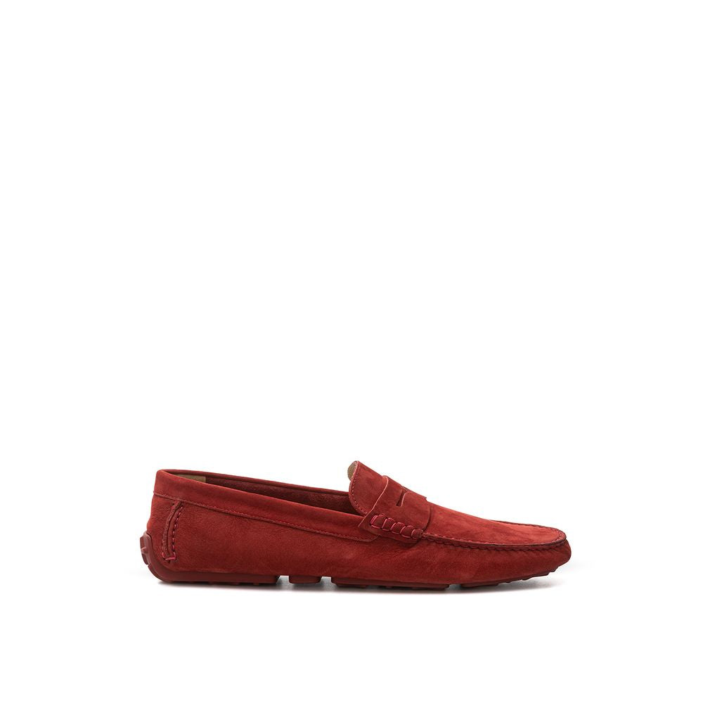 Bally Bordeaux Leather Moccassin | Regal Royce