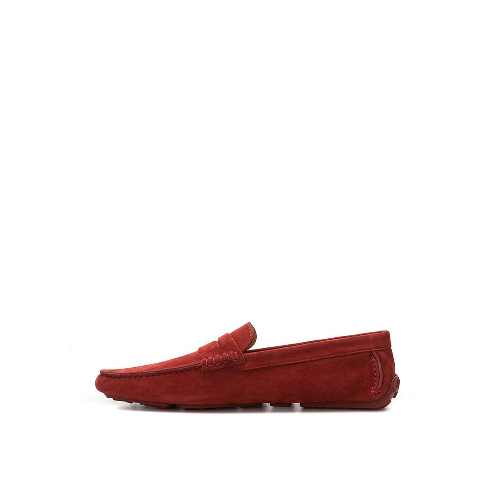 Bally Bordeaux Leather Moccassin | Regal Royce