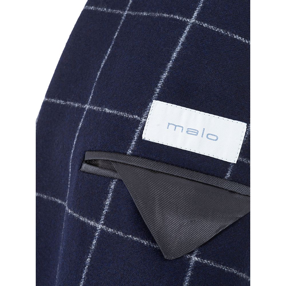 Malo Blue Wool Blazer | Regal Royce